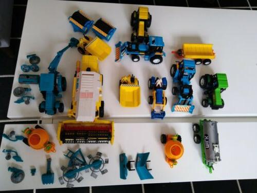 lot jouet tracteur moissonneuse new ray toys