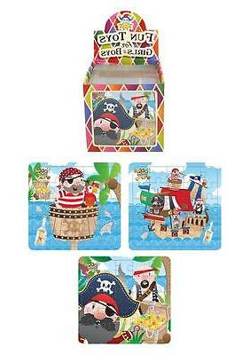 mini enfants garcons pirate puzzles pochette surprise