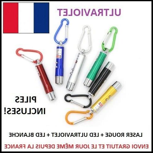 mini pointeur laser rouge avec led uv