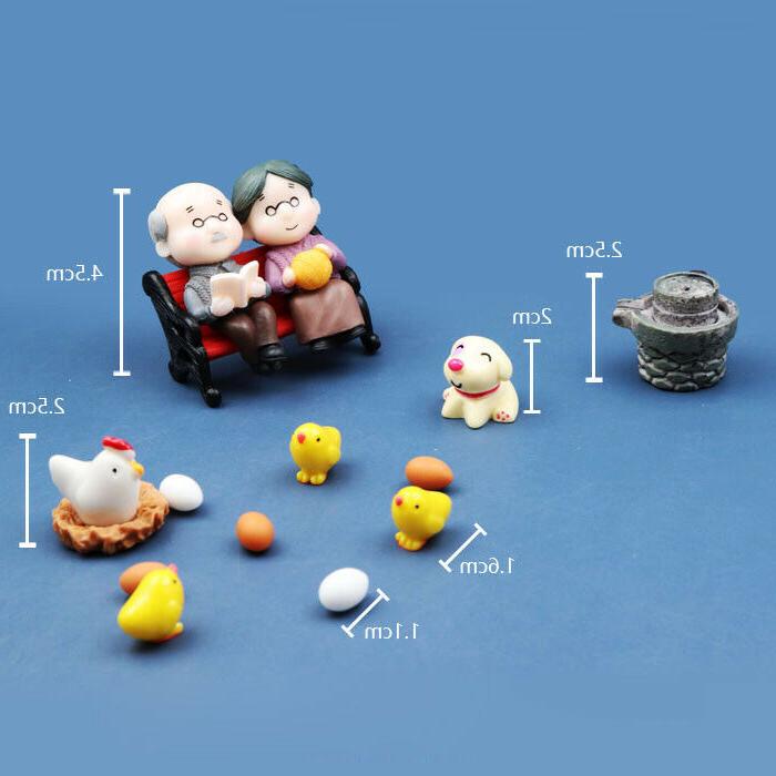 miniature poupee decor jouets jardin ensemble modele