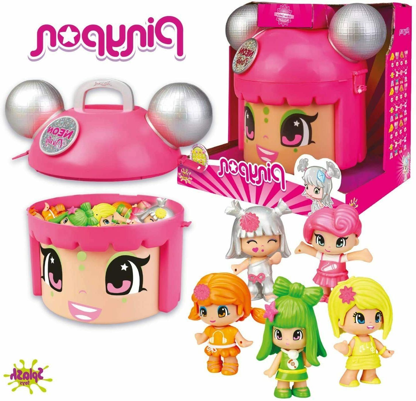 mix and max neon party 5 figurines