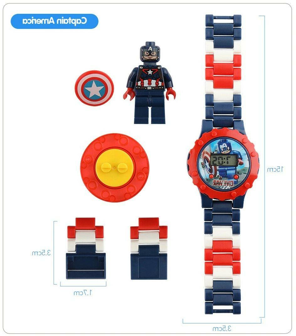 montre enfant avengers captain america jouet pour