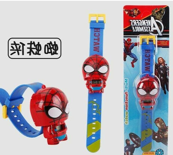 montre enfant avengers spiderman ideal cadeau pas
