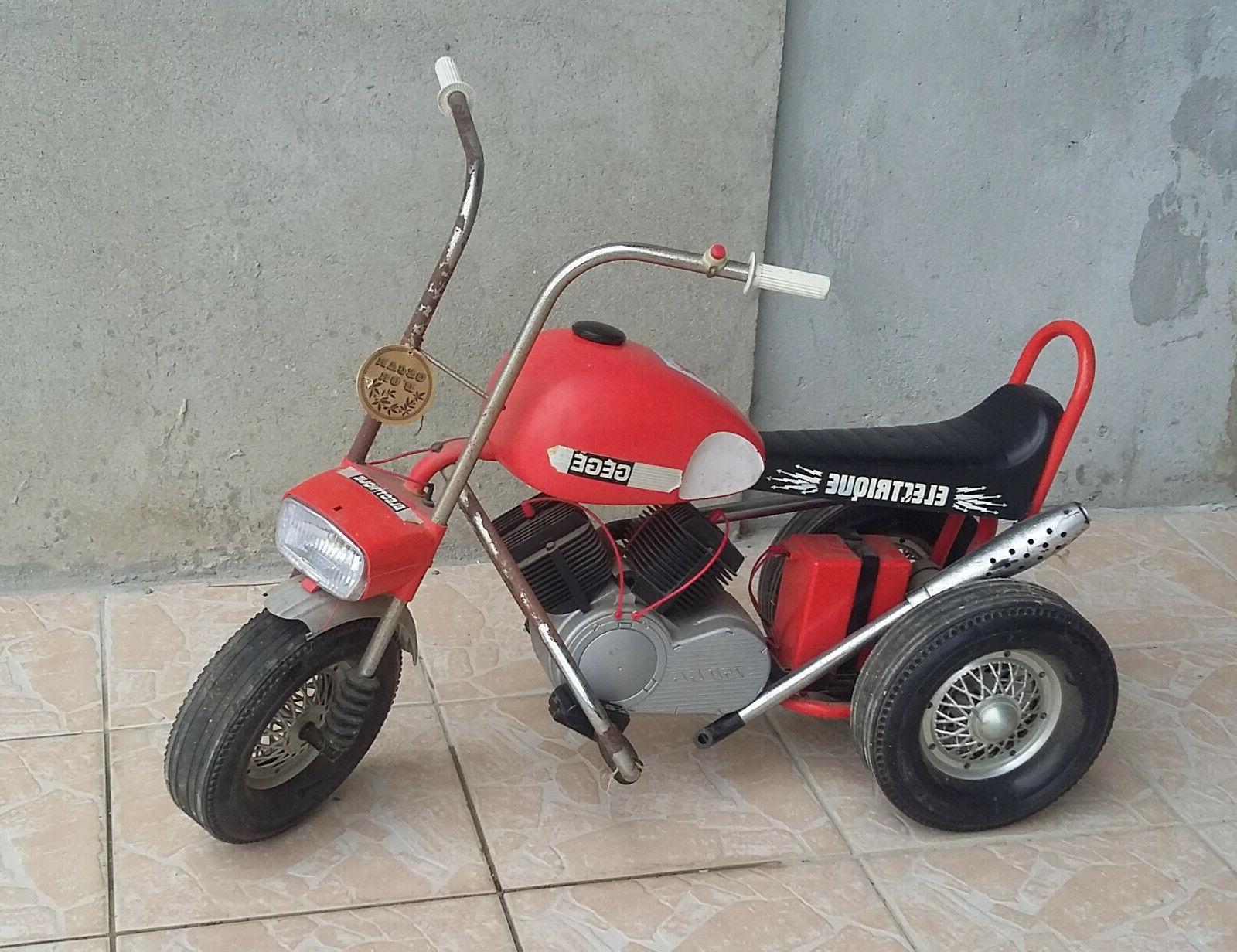 moto electrique jouet ancien