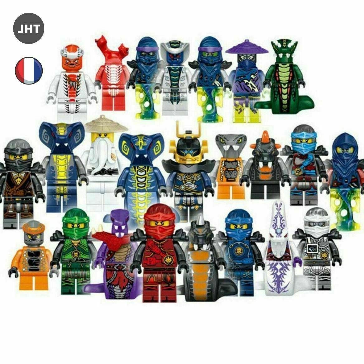 ninjago lot de 24 personnages jouet pour