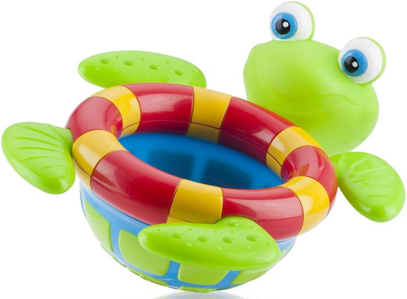 nuby jouet de bain forme tortue flottante