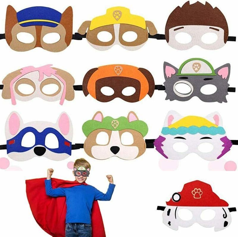 patte chien patrouille jouets masque de feutre