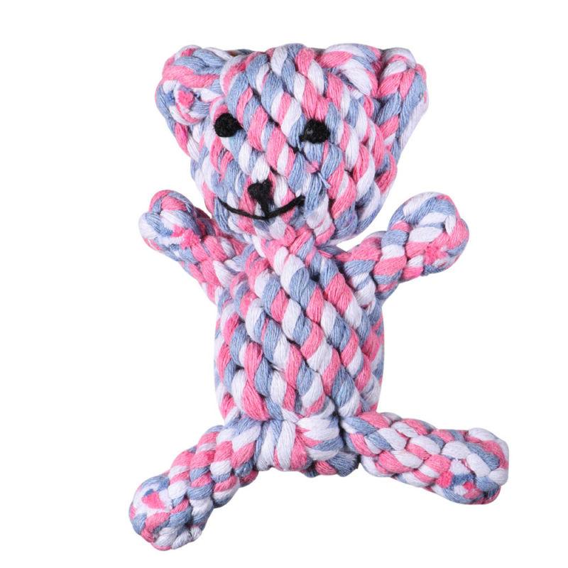 pet corde jouet chien jouets chiot coton