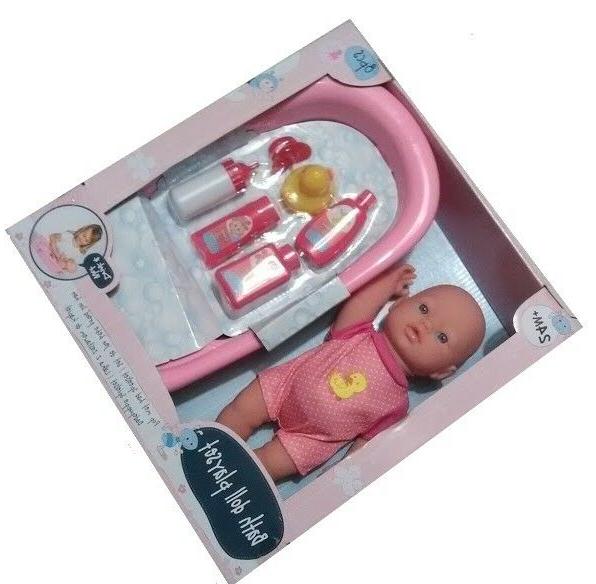 poupee bain baignoire soin poupon fille enfant