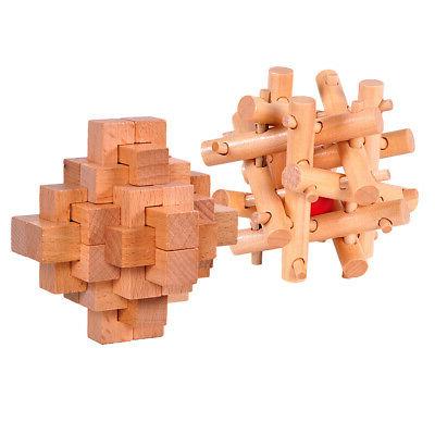 puzzle en bois jouets kongming luban lock