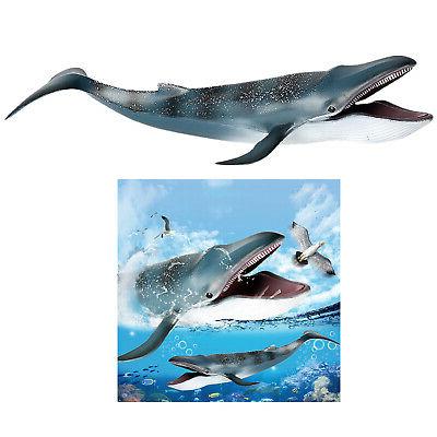 realiste bleu baleine figurines mer animal debut