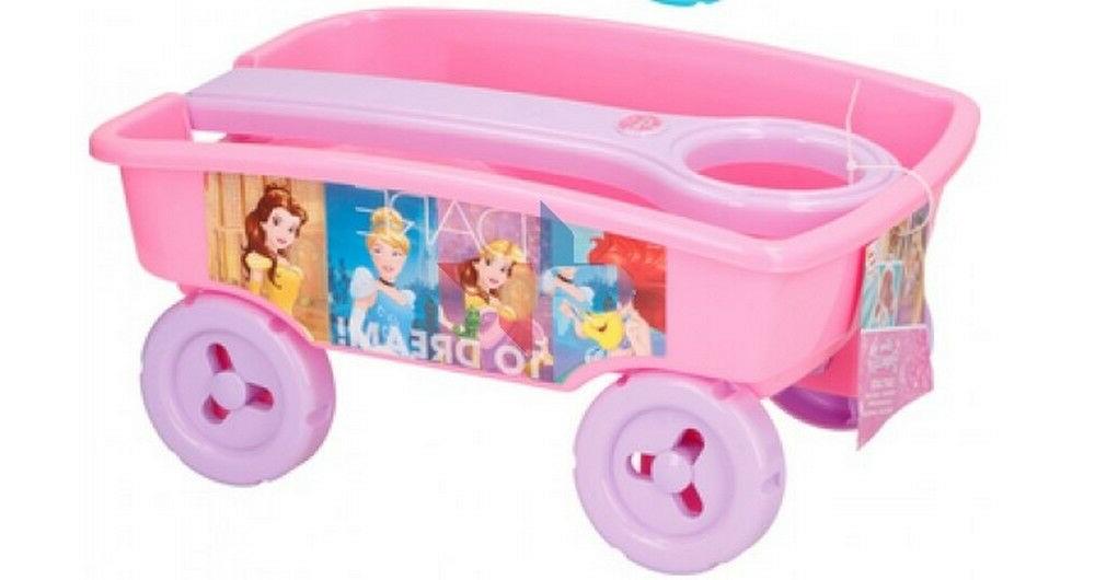 rose chariot enfant plage sable jeu jouet