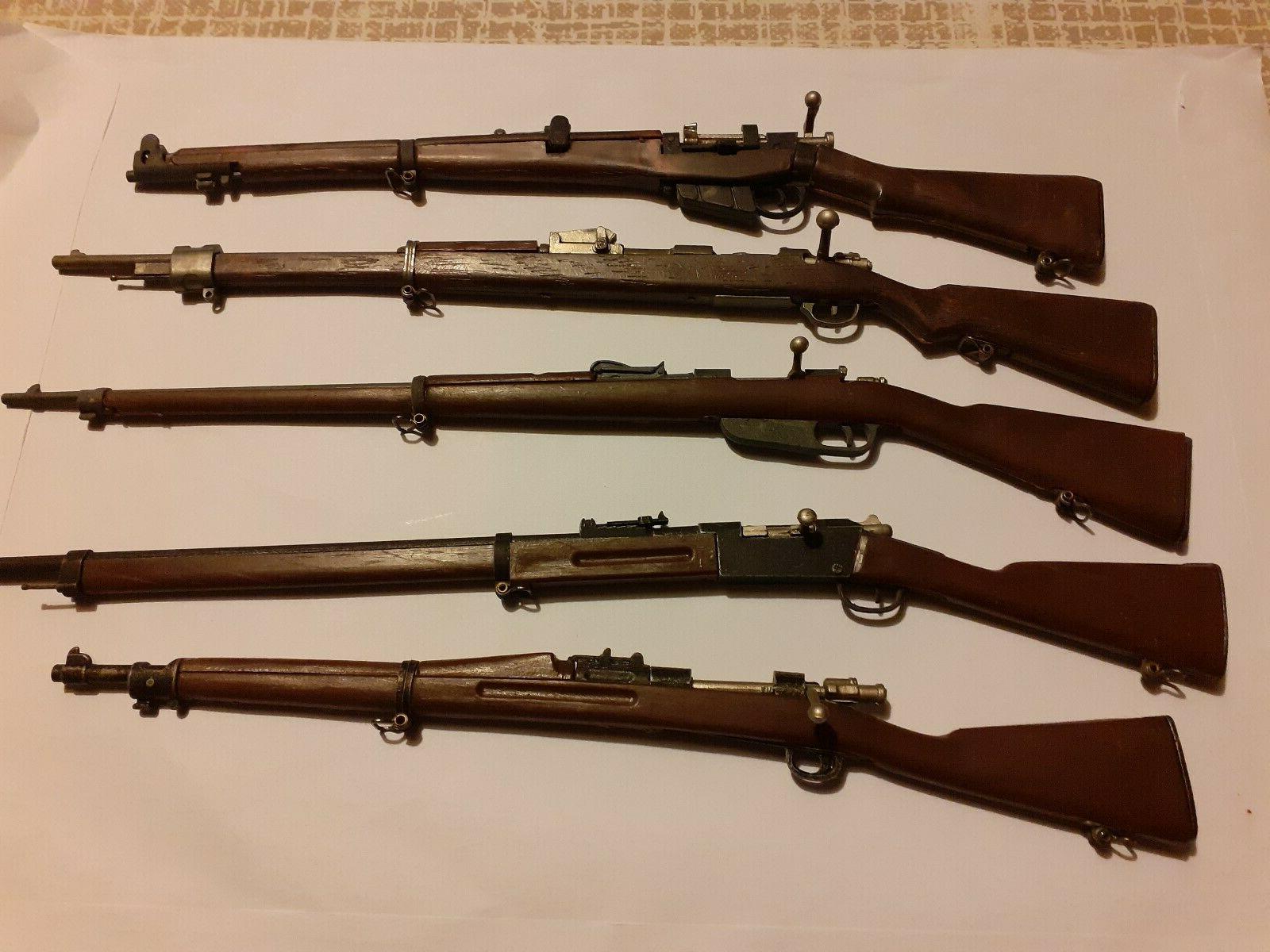 serie de 5 fusils du 50 anniversaire