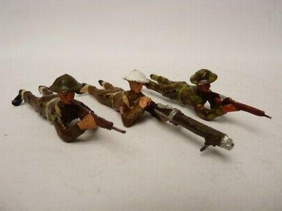 soldat couche durso fusil mitrailleuse militaire jouet