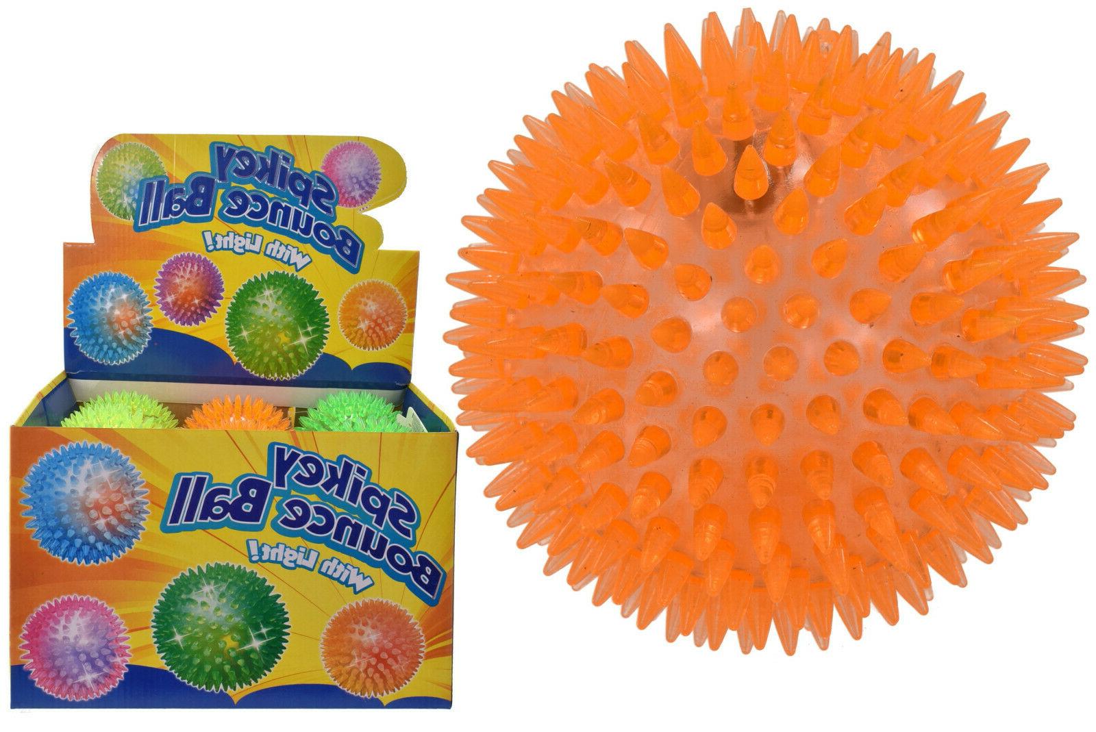 spikey saut balle avec lumiere ty1341 colore