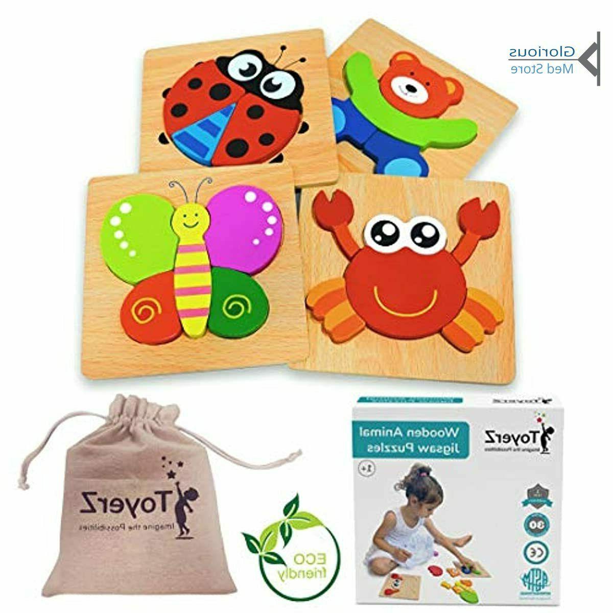 toyerz puzzles animaux en bois jouets educatif