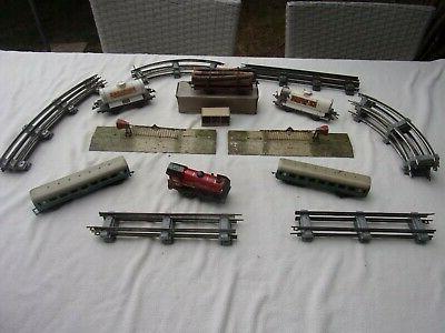 train ancien tole wagons locomotif accessoire jouets