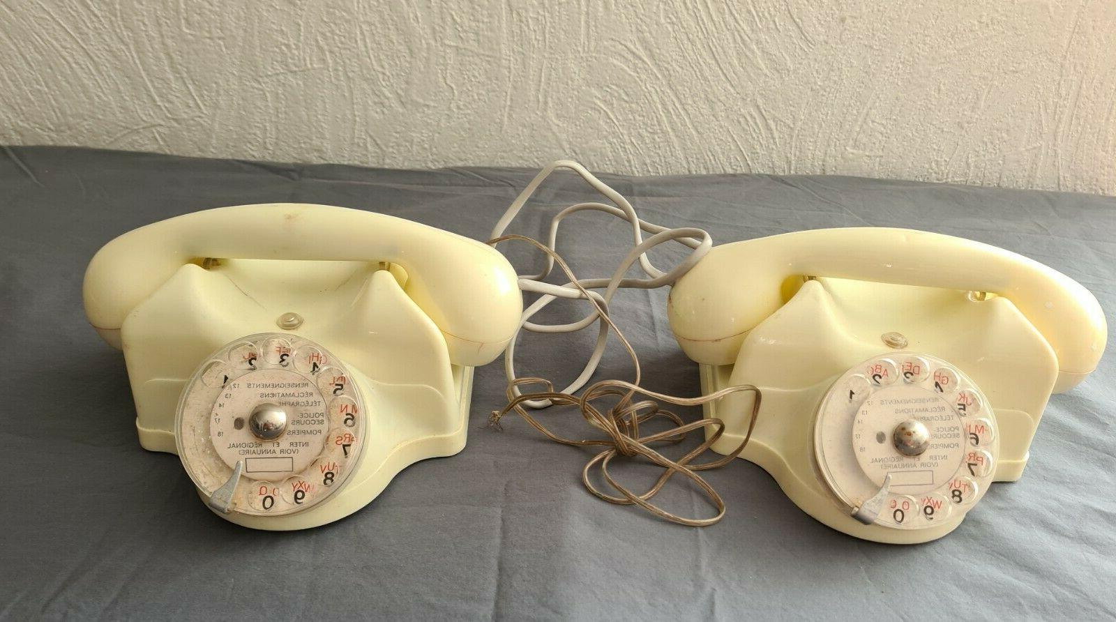 tres rare telephones anciens jouet enfant vintage