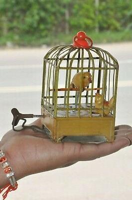 vintage partiel oiseau nourrir bebe litho boite