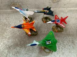 Lot de 5 avions Ring Raiders jouet vintage 1988