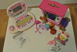 Lot Jouet enfant: ordinateur figurines - Vtech - &eacute;lectroniq
