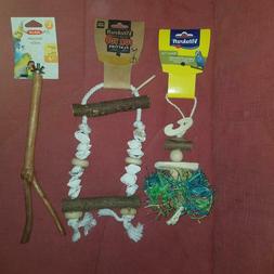 LOT zolux vitakraft Balan&ccedil;oire jouet Bois/Coquillage pour P