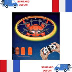Mini Drone Enfant Jouet H&eacute;licopt&egrave;re RC Volante T&eacute;l&eacute;comma