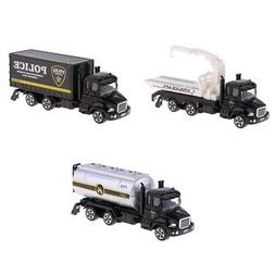 Mod&egrave;le de Camion de Police Jouet V&eacute;hicule pour Enfants Gar