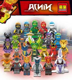 Ninjago Lot De 24 Personnages Jouet Enfant Nouveaut&eacute; 2020 N