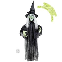 Parler Halloween Sorci&egrave;re Figurine de D&eacute;coration &agrave; Suspen