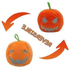 Peluche R&eacute;versible Halloween Double Visage Jeu Jouet Enfant