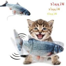 Poisson jouet interactif pour chat qui bouge &eacute;lectrique pel