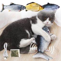 Poisson jouet interactif pour chat qui bouge &eacute;lectrique pel