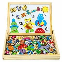 Yixin Puzzle Enfant 3 Ans Jouet en Bois Magn&eacute;tique Jeux Edu
