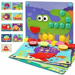 Nene Toys Puzzle Enfant 3D en Bois 8 en 1 &ndash; Jouet pour Enf