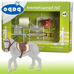 Papo Set : Harnais Et Selle  Figurine Animali&egrave;re Collecteur