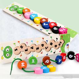 Activit&eacute; Montessori Sensoriel Enfiler Math&eacute;mati