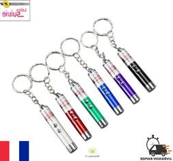 Stylo Pointeur laser Lampe de Poche Porte Cl&eacute; Jouet pour Ch