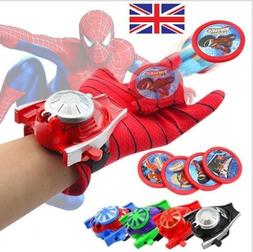 Super H&eacute;ro Lanceurs Gants Spider-Man Iron-man Hulk Enfants 