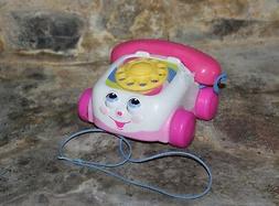 T&eacute;l&eacute;phone jouet Fisher Price rose Mattel ann&eacute;e  2000