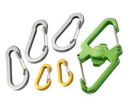HABA Terra Enfants Karabiner-Set 6 M&eacute;tal Mousqueton Ext&eacute;ri