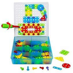 TONZE Jeu de Construction Puzzle Enfant Jouet Fille Garcon 3