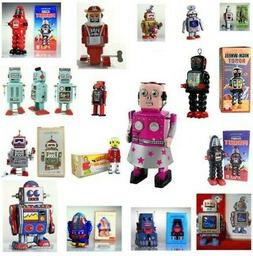 Vintage &agrave; Remonter Robot Boite Jouet Collection M&eacute;canique 