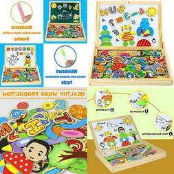 Yixin Puzzle Enfant 3 Ans Jouet en Bois Magn&eacute;tique Jeux Edu